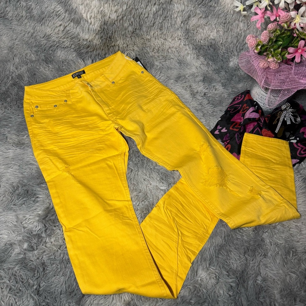 NWT ELWOOD Men’s Gold Yellow Jeans Denim Pants-Multiple Available-Sizes : 30, 30